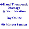 4-Hand Therapeutic Massage 90 Minutes (image for) 4-Hand Therapeutic Massage 90 Minutes